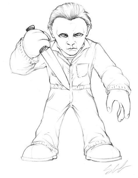 Top 10 Printable Michael Myers Coloring Pages