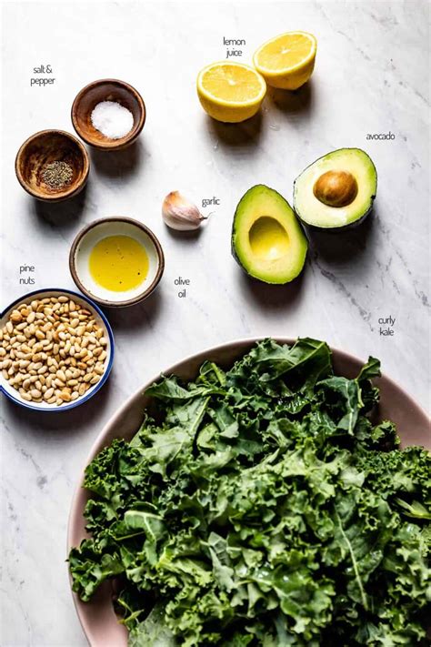 Kale Avocado Salad Avocado Massaged Kale Salad Foolproof Living