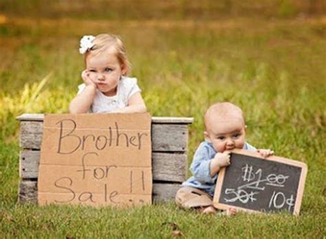 Sibling quotes don't always have to be inspirational to be meaningful. Best funny baby brother and sister quotes - Collection Of ...