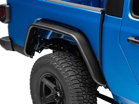 Jeep Gladiator Rear Tube Fenders Textured Black 2020 Jeep Gladiator Jt
