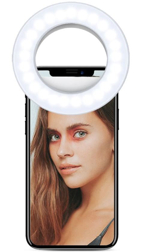 Universal Selfie Led Ring Flash Light Portable Mobile Phone Selfie Ring