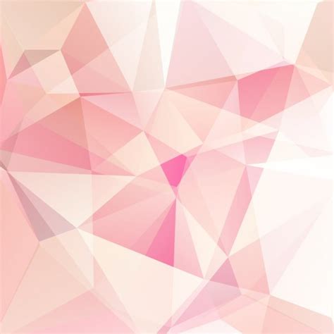 Vectores color rosa pastel Resumen fondo consisten en triángulos de color rosa pastel
