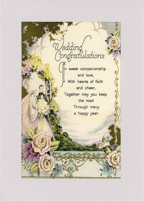 Congratulations on your wedding day and best wishes for a happy life together! it means so much to witness the joy of your wedding day. Wedding Congratulations - Plymouth Cards