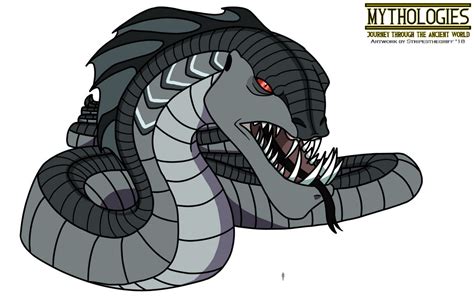 Mythologies Jormungandr The Midgard Serpent By Hewytoonmore On Deviantart
