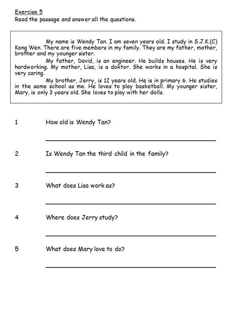 Bahasa melayu pemahaman tahun 1 1 bahagian a arahan : Bee Library: Tahun 1 - Bahasa Inggeris Latihan Pemahaman