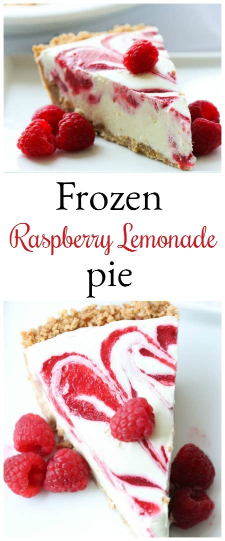 Frozen Raspberry Lemonade Pie Six Sisters Stuff