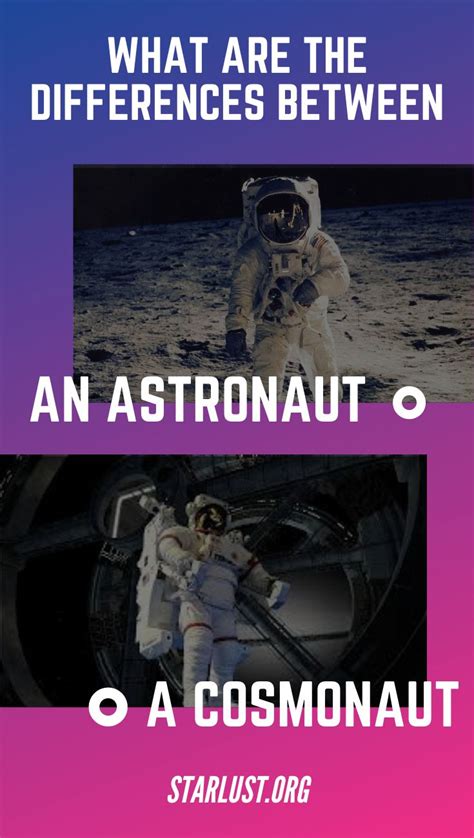 Cosmonaut Vs Astronaut What Are The Differences Space Facts