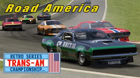 Out With A Bang Trans Am Road America Assetto Corsa Youtube