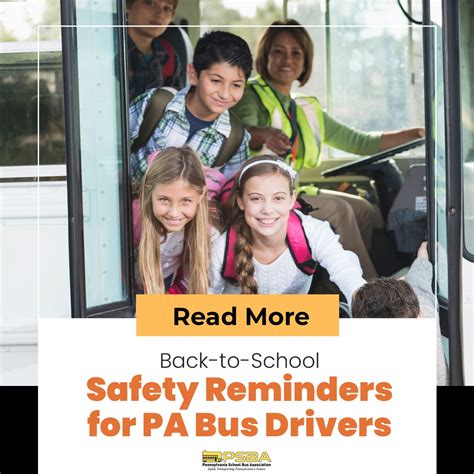 Back To School Safety Reminders For Pa Bus Drivers You Behind The Wheel