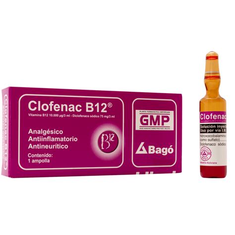 Clofenac B12 Inyectable Laboratorios Bagó de Bolivia