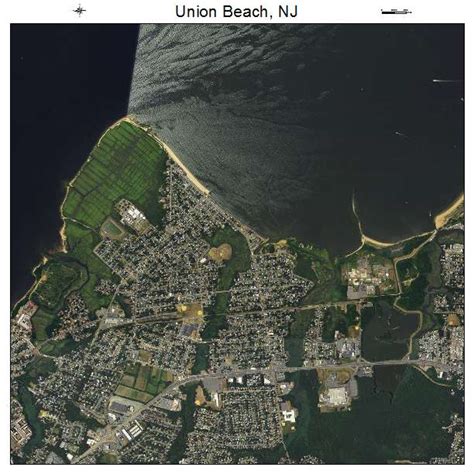 Aerial Photography Map Of Union Beach Nj New Jersey