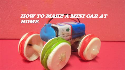 How To Make A Powered Car Very Simple Diy Electric Mini Car Youtube