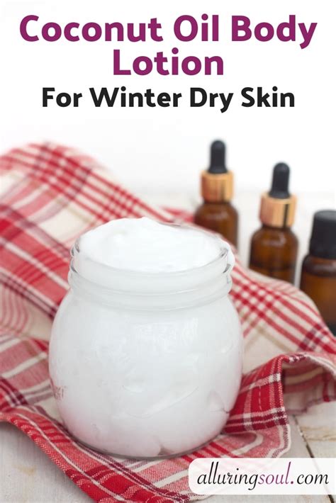 Natural Coconut Oil Body Lotion For Dry Skin