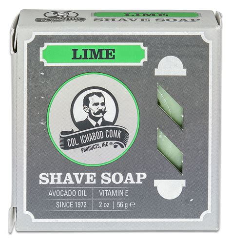 Colonel Conk #122 Regular Size Lime Shave Soap 2 oz. - KnifeCenter