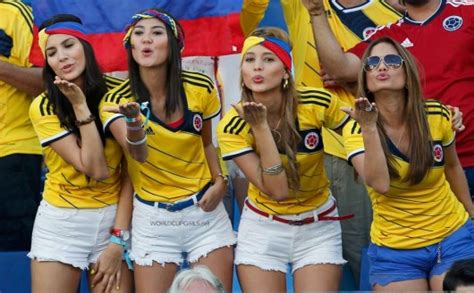 Total Pro Sports More Sexy Girls Spotted At The World Cup On Tuesday Via Greece And Colombia