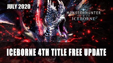 Monster Hunter World Iceborne Free Title Update 4 Releases July Fextralife