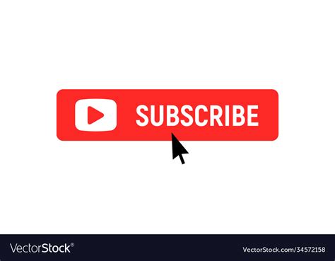 Subscription Element Logo Subscribe Now Button Vector Image