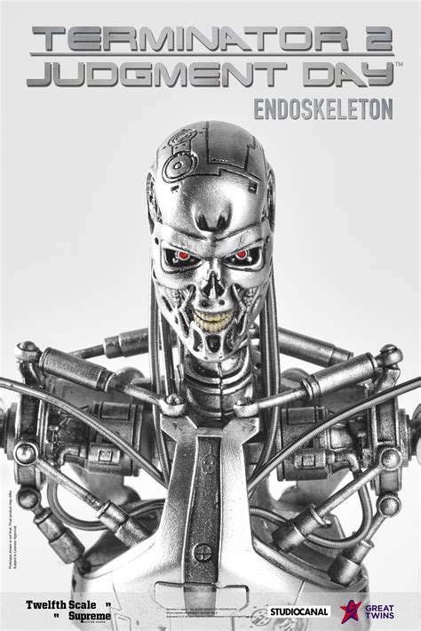 Terminator 2 Judgment Day Endoskeleton Great Twins Twelfth Scale