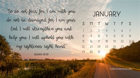 Free 12 Wallpaper Calendars With Inspiring Bible Verses For 2023