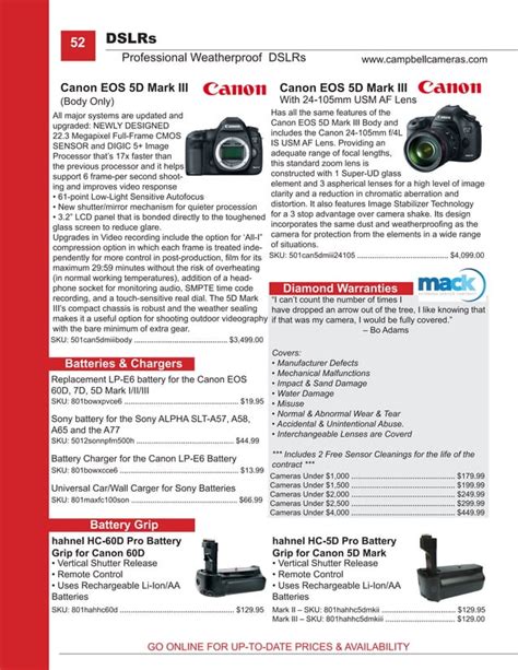 Campbell Cameras 2014 Catalog