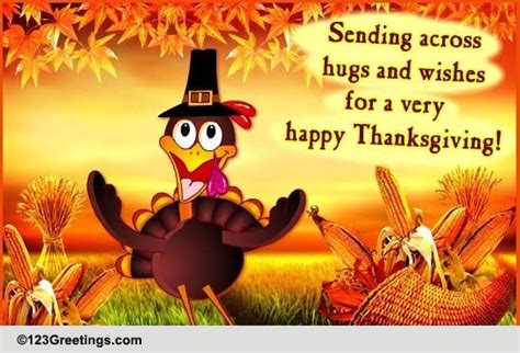 Thanksgiving Hugs And Wishes Free For African American Ecards 123