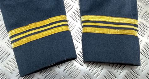 Raf No5 Officers Mess Dress Jacket Squadron Leader Cuff Ranks Royal Air