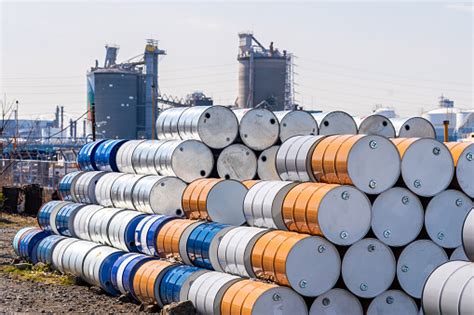 Metal Oil Barrels Stock Photo Download Image Now Istock
