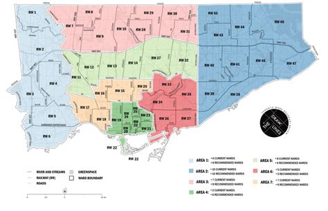 Ward Boundary Review 47 Constituencies Recommended Urbantoronto