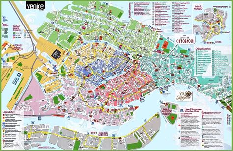 For this reason the tours of venice italy featured on this page are a very good idea. Venice Attractions Map PDF | FREE Tourist Map of Venice ...