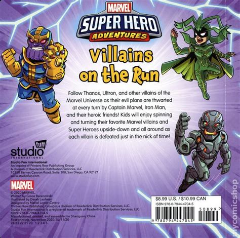 Marvel Super Hero Adventures Villains On The Run Hc 2021 Studio Fun