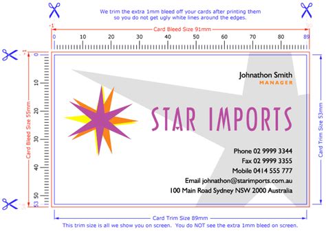 Maybe you would like to learn more about one of these? Business Card artwork measurements