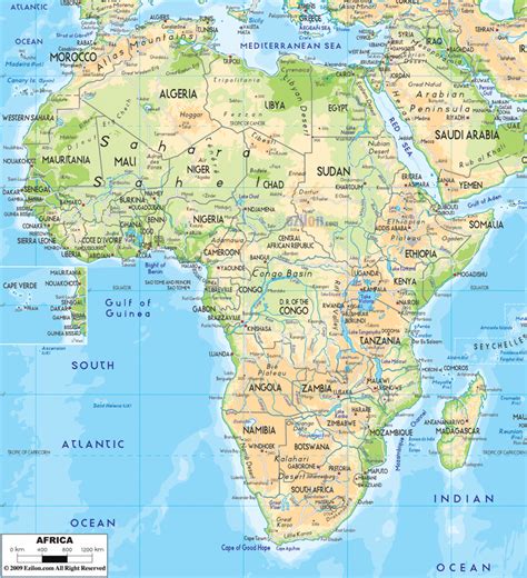 The continent of africa has some incredible landforms. Map Of Africa Landforms - Masturbation Best Way