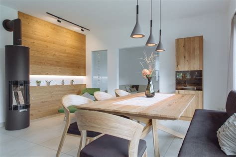 Das Design Der Küche Mit Essbereich Integrieren Modern Homlydecor