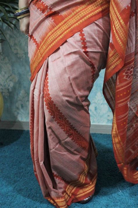 Traditional Handwoven Sambalpuri Cotton Saree