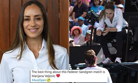 Marijana Veljovic Instagram Australian Open Chair Umpire Marijana
