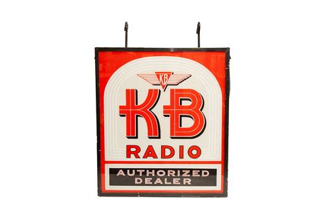 Lot 22 ‘kb Radio Authorised Dealer Illuminated
