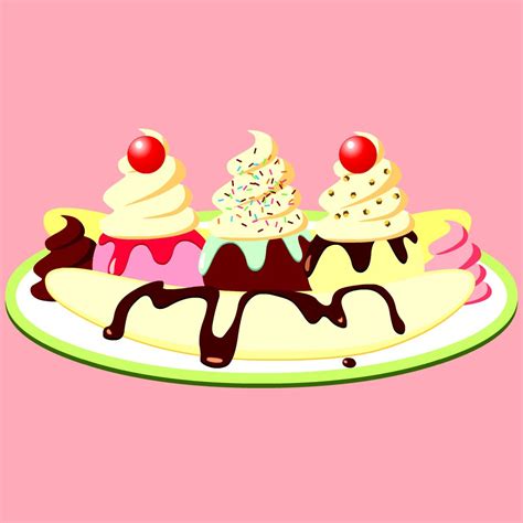 Banana Split Drawing At Paintingvalley Com Explore Collection Of