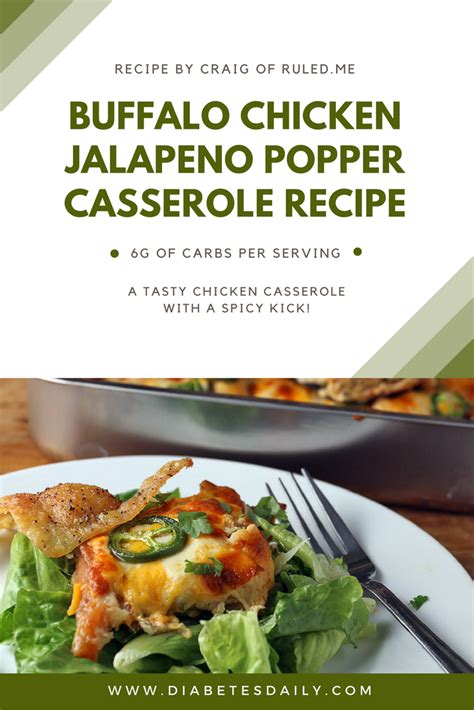 When autocomplete results are available use up and down arrows to review and enter to select. Buffalo Chicken Jalapeno Popper Casserole