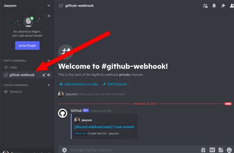 Simple Way To Send Github Events To A Discord Channel Using Webhook