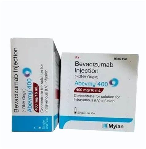 Abevmy 400mg 16ml Bevacizumab Injection Packaging Vial Mylan At