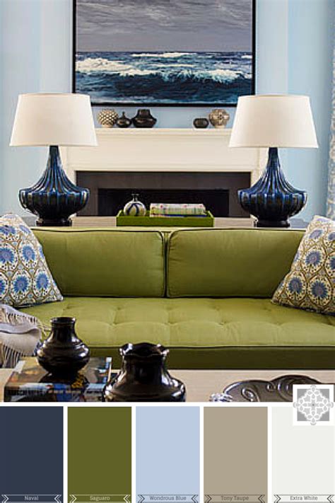 Color Inspiration Navy And Olive Interiors By The Sewing Room Olive