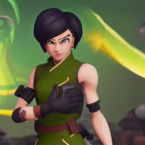 Toph Beifong In Fortnite Character Render Full Body Stable