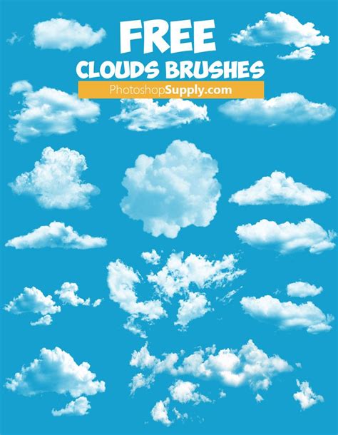 Cloud Brushes Photoshop Artofit