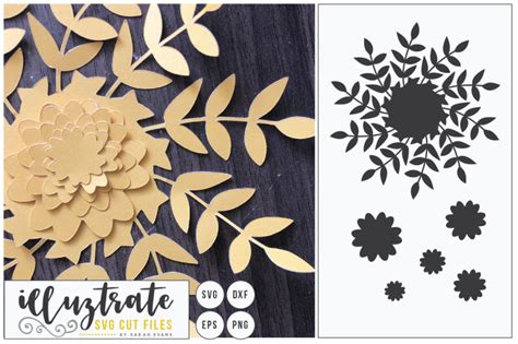 Download Paper Cutting Flower SVG Cut File, Layered Flower SVG, DIY ...
