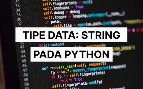 Tutorial Fundamental Python Tipe Data String BuildWithAngga