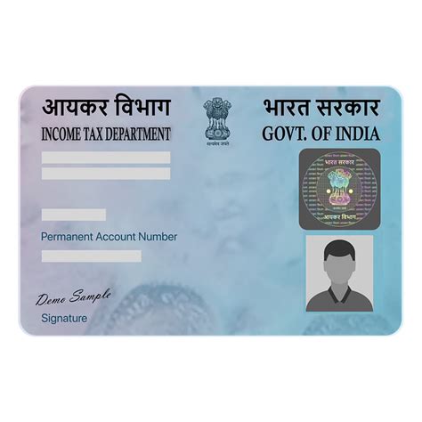 Download Pan Card India Income Tax Royalty Free Stock Illustration