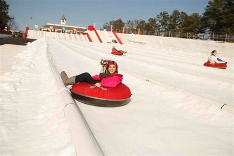 The Countrys Most Underrated Snow Tubing Park In Georgia Is Snow