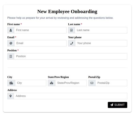 How To Create An Effective Onboarding Form Nerdy Form