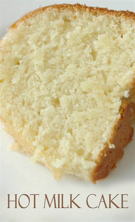 Hot Milk Cake Recipe