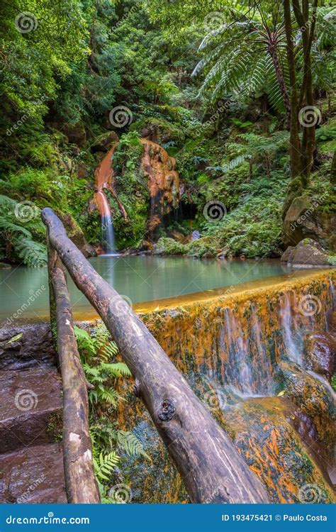 Azores Waterfall Stock Image Image Of Nature Outdoors 193475421